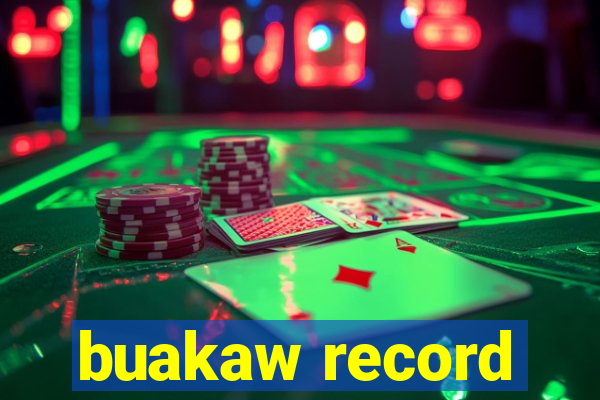 buakaw record